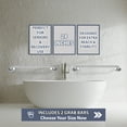thumbnail image 2 of 2-Pack Bathroom Safety 24" Grab Bars - 1.5" Dia. ADA Handrail/Tub Shower/304 Stainless Steel/Smooth, 2 of 9