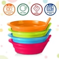 thumbnail image 2 of Set de 6 Tazones para Cereal Infantiles PLASKIDY 650 ml BPA Libre, 2 of 5