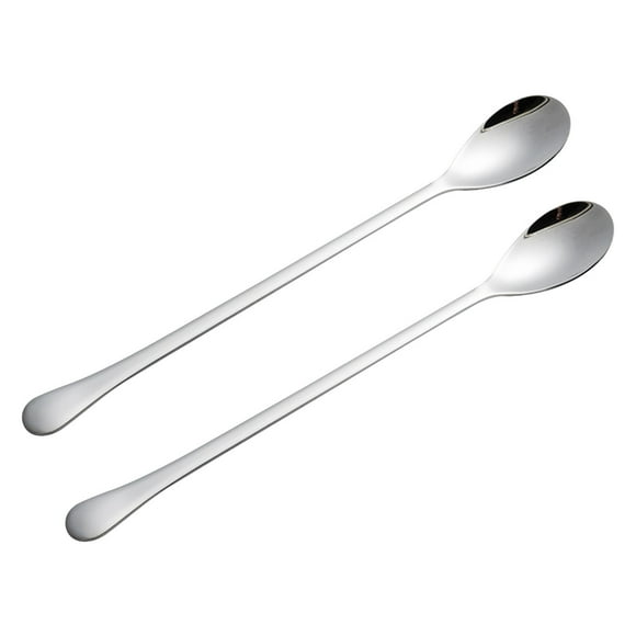 Bwiyojiz Spoons 304 Stainless Steel Long Handle Spoon, Seasoning Stirring and Cute Coffee Spoon, Gifts for Family