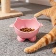 thumbnail image 5 of WEGFTDUOP Cats Food Bowl Large Capacity Pet Food Bowl Cute Drinking Bowl For Cats To Protects The Neck, 5 of 6