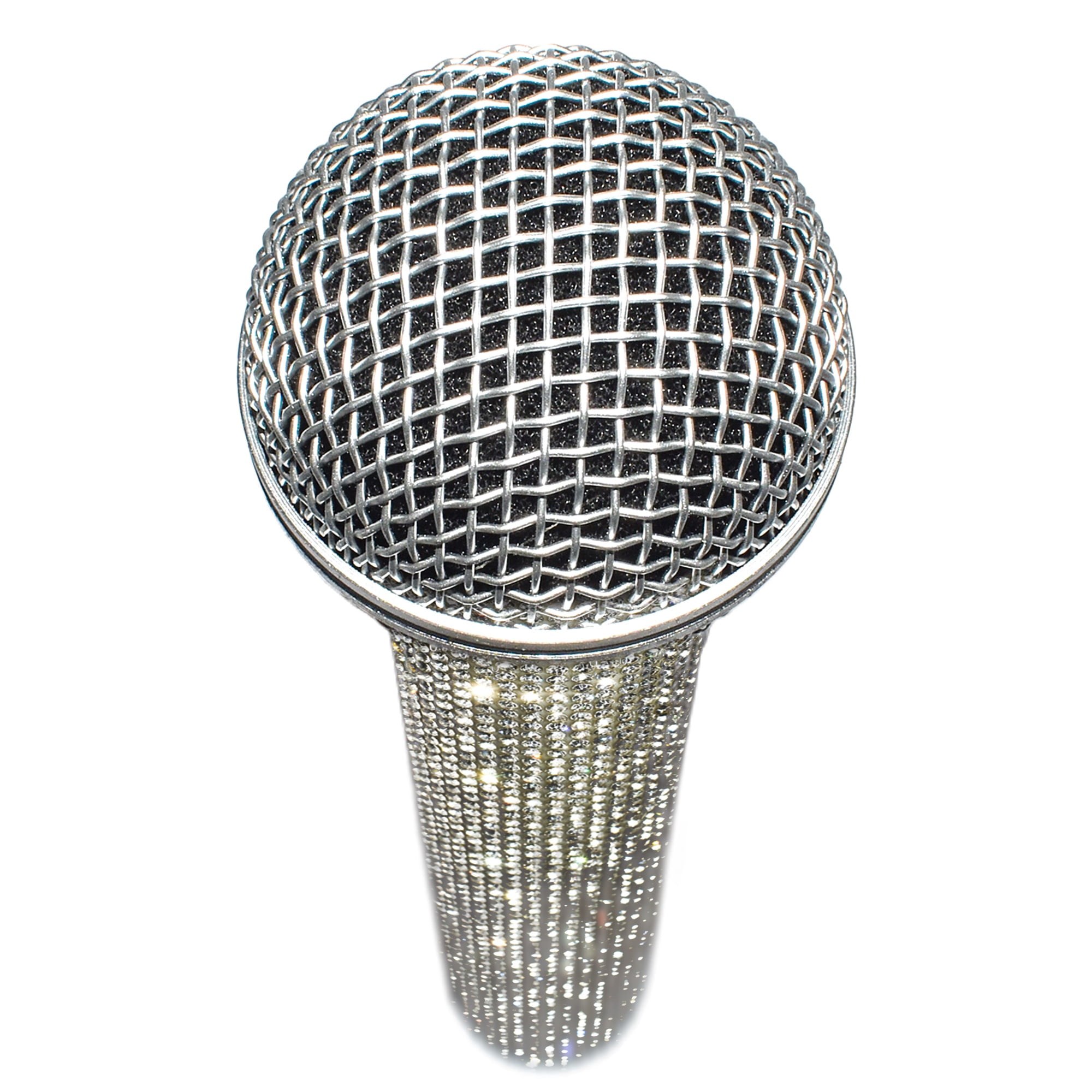 Pop Star Microphone Costume Accessory for Children, Silver, Halloween by Way To Celebrate