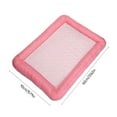thumbnail image 3 of JOGZMZ Summer Cool Mat Sleeping Pad Water Absorption Top Bottom Materials Safe Easy Carry Keep Cool for Pet Kids and Adults Pink 23.62x15.74in, 3 of 7
