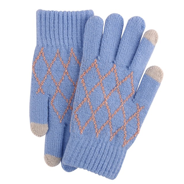 Gants Tricotés pour Femmes, Gants d'Hiver Créatifs Doux et Résistants au Froid, Gants à Écran Tactile