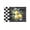 Black Yellow, variant on Blue Christmas Snowman Sun Shade Sail 6.5'x10' Rectangle Outdoor Shade Canopy, Winter Snowflake Xmas Plaid Porch Shades Outdoor Sun Blocking Screen, Sunshade Cloth Covers for Patio/Deck/Garden