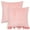 Pink, variant on Unique Bargains Soft Plush Throw Pillow Covers Decorative White 18" x 18"