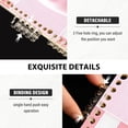 thumbnail image 4 of Haosy Pink Ribbon Bow Notebooks 1-subject Journal 60 Sheets A5 College Ruled Paper Detachable Ring 8.3"x5.7", 4 of 8