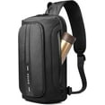 thumbnail image 1 of OZUKO Bolso Bandolera Antirrobo, Mochila Grande Impermeable para Bolso de Hombro con Carga USB, Mochilas Casuales Ligeras (Gris), 1 of 10