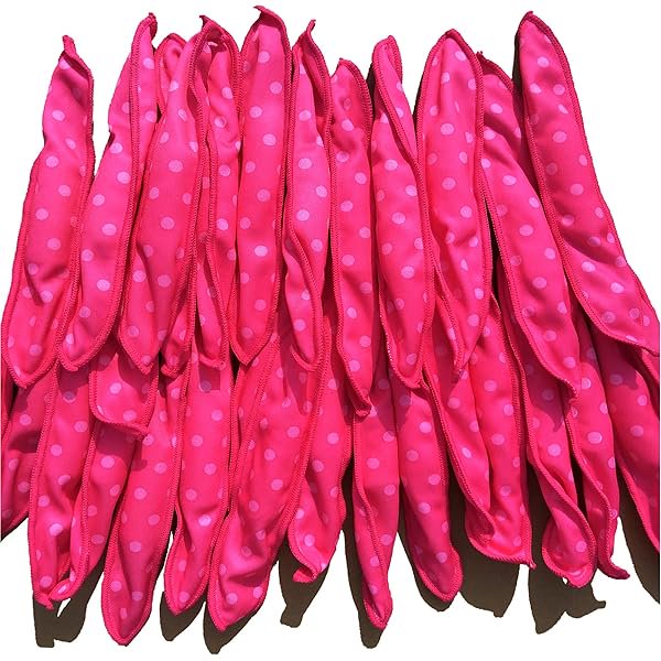 wonima02 Aimin Soft Curlers for Overnight Heatless Curls, No Heat Foam Rollers for Long Hair, Satin Sponge Curlers (30 pcs, pink)