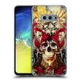 thumbnail image 1 of Head Case Designs Officially Licensed Riza Peker Skulls 9 3 Eyed Skull Soft Gel Case Compatible with Samsung Galaxy S10e, 1 of 7