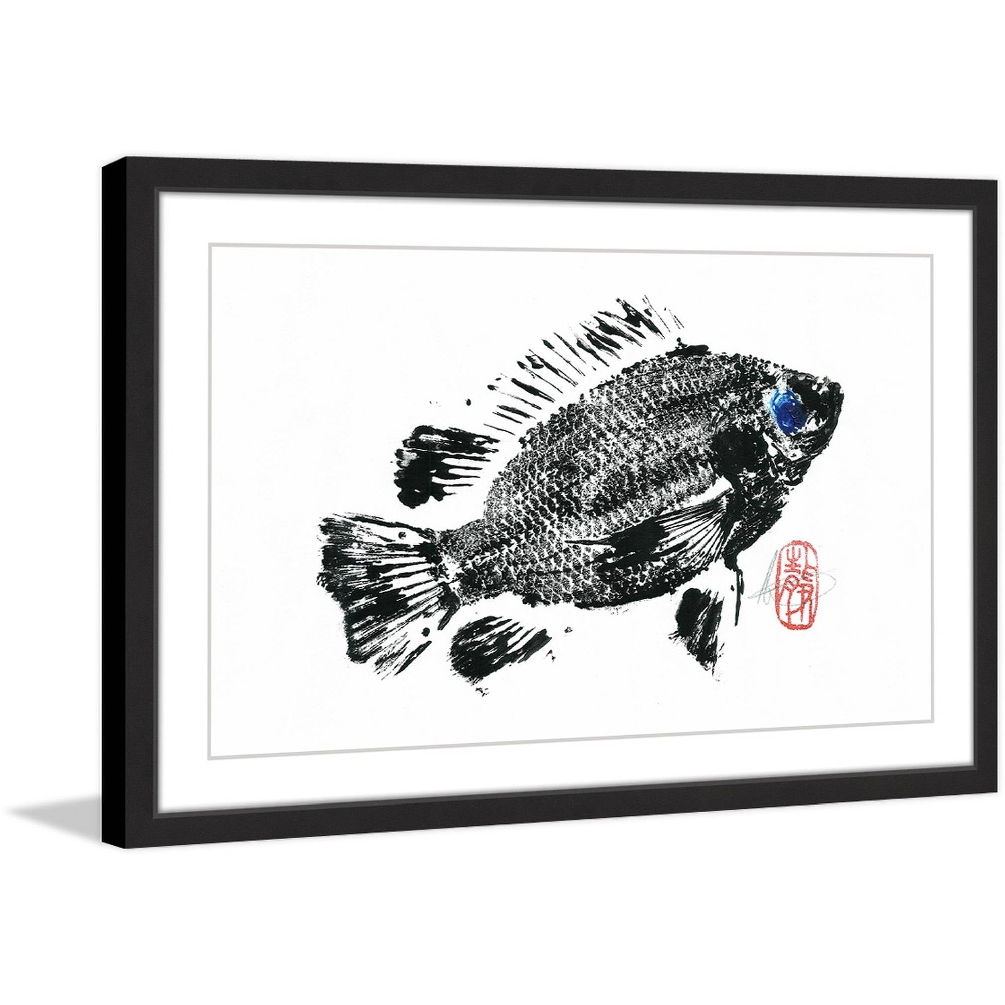 "Tilapia" Framed Painting Print