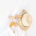thumbnail image 4 of Billuyoard Gancho de pared de Colgador de sombreros y toallas montado en la pared Gancho de abrigo simple con accesorios de instalación para la Almacenamiento y organización del hogar Billuyoard HA013065-00, 4 of 6