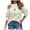 Beige, variant on Oksale Sexy Criss Cross Neck Sweaters for Women Trendy Cold Shoulder Knit Sweater Loose Long Sleeve Jumpers Slouchy Pullover Tops Khaki L