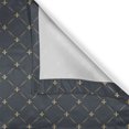thumbnail image 4 of Ambesonne Fleur De Lis Window Valance, Floral Checkered, 54" X 18", Grey Pale Yellow, 4 of 5
