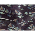 thumbnail image 3 of Ambesonne Leafy Pattern Quilted Bedspread Set 3 Pcs, Watercolor Leaves Art, Queen, Almond Green Dark Indigo, 3 of 4