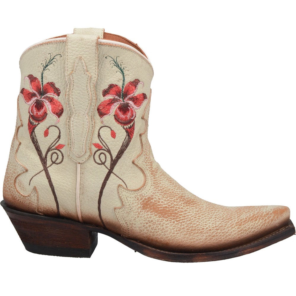 womens western booties low heel