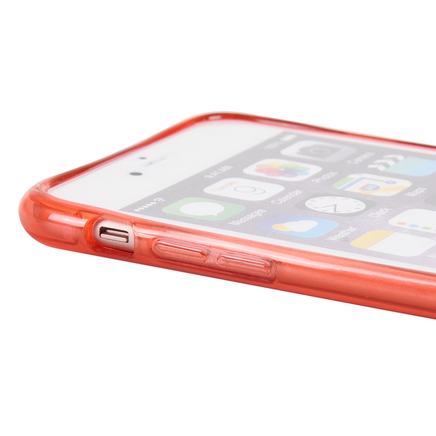 Translucent Crystal Slim Flexible Dotted TPU Skin Case for iPhone 6 iPhone 6s