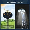 thumbnail image 5 of Yescom Bravery 20ft LED Solar Light Sectional Flag Pole Kit Aluminum Outside Inground with 3'x5' USA Flag Ball Top Black, 5 of 9