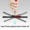 thumbnail image 4 of pitrice 360 Degree Rotation Car Holder Metal Adhesive Mobile Phone Kickstand Device Ring Grip, Black, 4 of 8