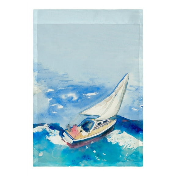 Betsy Drake FL257G Sailboat Flag - 28 x 40 in.