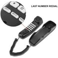 FCExpandable Corded Telephone, Last Number Redial Phone Pause and Mute