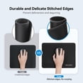 thumbnail image 7 of TECKNET BASICS Mouse Pad with Anti-fray Stitching, Waterproof Non-Slip Base, Stitched Edges Gaming Mouse Mat for Laptop, Compatible with Laser/Optical Mice -Black, 7 of 7