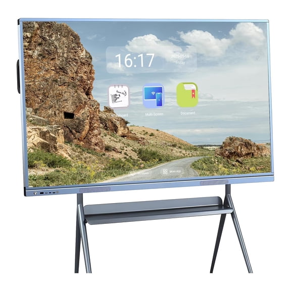 BELNET Smart Board, 55 Inch Touch Screen Digital Electronic Calendar Whiteboard, live streaming All-In-One Computer 2160P Monitor Player for Advertisin and Digital Signage Displays