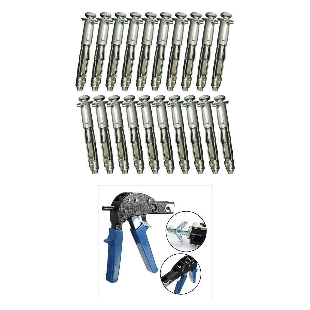 Hollow Wall Anchor Kit Plasterboard Drywall Cavity Plug Dowel For