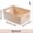 Apricot-L, variant on 1PC Storage Basket, Three Sizes Rectangular Storage Boxes Portable Storage Basket Suitable for Kitchen, Bedroom, Office