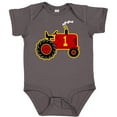 thumbnail image 3 of Inktastic Red Tractor 1st Birthday Boys Baby Bodysuit, 3 of 5