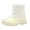 Beige, variant on UngA Boy Girl Snow Boots Cold Weather Waterproof Non Slip Ankle Boots Warm Mid Calf Shoes Winter Boots for Boys Girls (Toddler/Little Kid/Big Kid),Size 13
