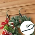 thumbnail image 1 of Ganchos navideños, ganchos metálicos multiusos, para montar en la pared, resistentes al óxido, para chimenea, para guardar calcetines, decorativos, para organizar el hogar, para uso en interiores., 1 of 8