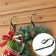 thumbnail image 1 of Gancho metálico para medias navideñas - Gancho para chimenea de alta resistencia - Gancho multiusos de pared de 2 para decoración navideña - 12cm x 5,5cm, 1 of 3