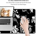 thumbnail image 4 of Desk Mat, Large Mouse Pad, 31.5" x 11.8" XXL Extended Gaming Mousepad, Desktop Decor Desk Pad, Cute Men Women Office Supplies and Accessories, XL Mouse Mat for Laptop & Keyboard, Black Flowers, 4 of 6