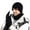 Black, variant on Winter Warm Hat Gloves Neck 3PCS Set Winter Men Outdoor Cold Proof Plush Knitted Woolen Hat