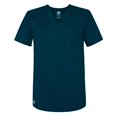 thumbnail image 1 of Adar Universal Mens V Neck Tunic Top 1 Pocket - 6011 - Caribbean Blue - XS, 1 of 3