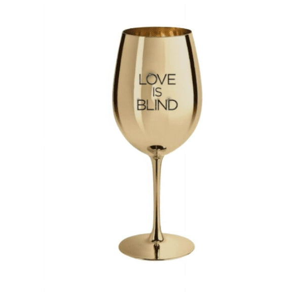 Love Is Blind Gold Goblet