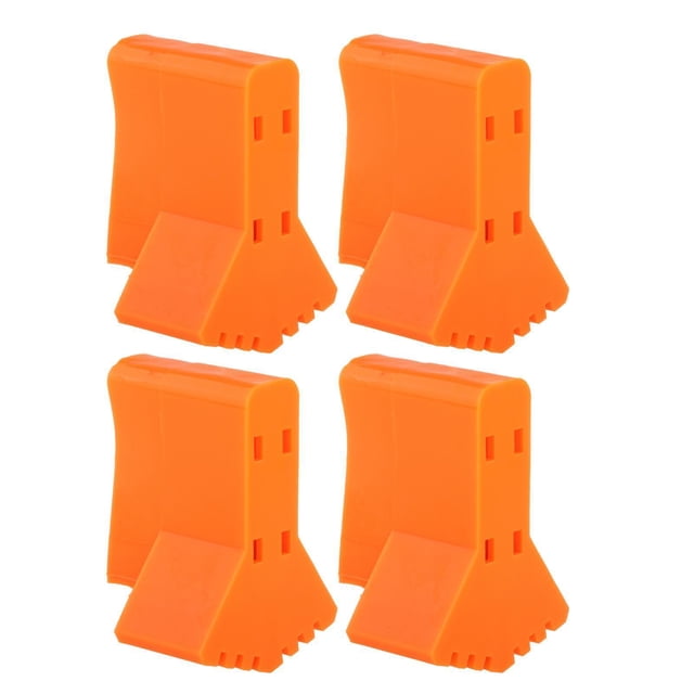 Xingzhi 4-Pack Ladder Feet Covers Attic Ladder Furniture Silicone Leg Durable Foot Yellow