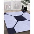 thumbnail image 2 of Ahgly Company Indoor Rectangle Patterned Lavender Blue Area Rugs, 5' x 7', 2 of 6