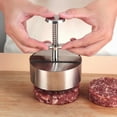 thumbnail image 4 of Callipe Burger Meat Press Stainless Steel Patty Maker Hamburger Press for Perfect Patties Easy to Use Burger Patty Machine for Homemade Burgers, 4 of 7