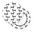 thumbnail image 2 of Haiem Dachshund Dog Puppy Cushion Round Bar Chair Seat Cover Bar Chair Cushion Covers Elastic Washable Bar Chair Cover,Protects from Scratches and Stains-13 inch, 2 of 7