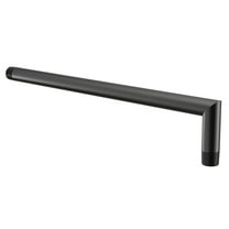 Moen S110, Matte Black, 14in Shower Arm Plumbing Pipe