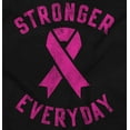 thumbnail image 2 of Breast Cancer Stronger Everyday Women Plus Size Crewneck Sweatshirt Brisco Brands 4X, 2 of 5