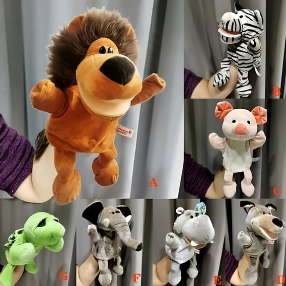 BESTSKY Puppet Theater 13" Handmade Puppet Toys Children's Bedtime Stories - 7 Kinds Puppets for Kids Ages 4-8