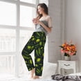thumbnail image 6 of Picia Green Branch Olive Womens Soft Woven Cotton Elastic Waistband Sleep Pajama Pant Lounge Sleep Pant With Pockets And Drawstring-XX-Large, 6 of 9