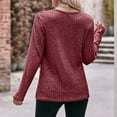 thumbnail image 6 of SRZYMJ Women's Long Sleeve Round Neck Pullover Sweater Tops for Everyday Casual Wear Comfort, 6 of 6