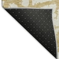 thumbnail image 7 of HomeRoots 676834 8 x 10 ft. Gold & Ivory Abstract Transitional Washable Machine Made Rectangle Area Rug with UV Protection, 7 of 7