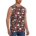 thumbnail image 2 of Bingfone To The Best Mom Pattern Men's Tank Tops Workout Sleeveless Tee Shirts Running Beach Tanks for Men-3X-Large, 2 of 7