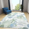 thumbnail image 2 of Nautical Coastal Ocean Area Rug Green Beach Theme Rugs Living Room For Bedroom Dining Home Office Soft Rugs Carpets-2, 2 of 6