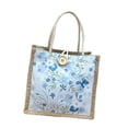 thumbnail image 4 of Bolso de mano para mujer Yuyangstore informal de viaje Con diseño floral Azul Con botón, 4 of 8