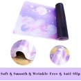 thumbnail image 4 of Aesthetic Pastel Gaming Mouse Pad for Desk XL Extended, Star Constellation Space Marble Planet Pink Purple Desk Pad Large Keyboard Desk Mat, Kawaii Cute Desk Accessories Decor Stuff, 31.5 X 11.8 Inch, 4 of 6